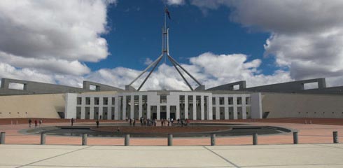Visit the Parlement House in Canberra