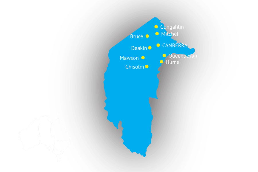 Australia state map