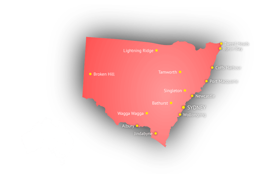 Australia state map