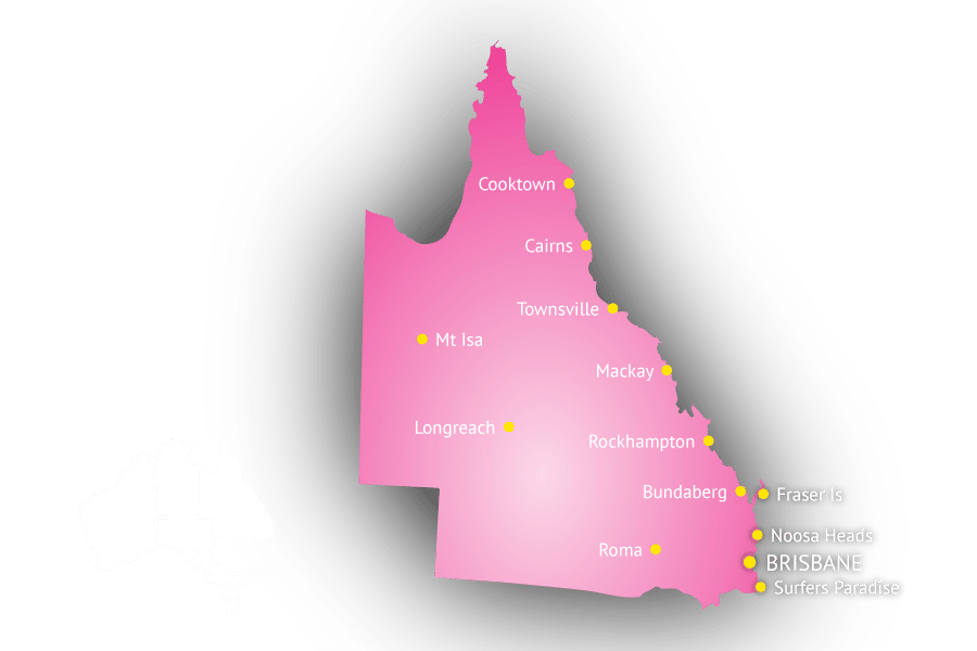 Australia state map