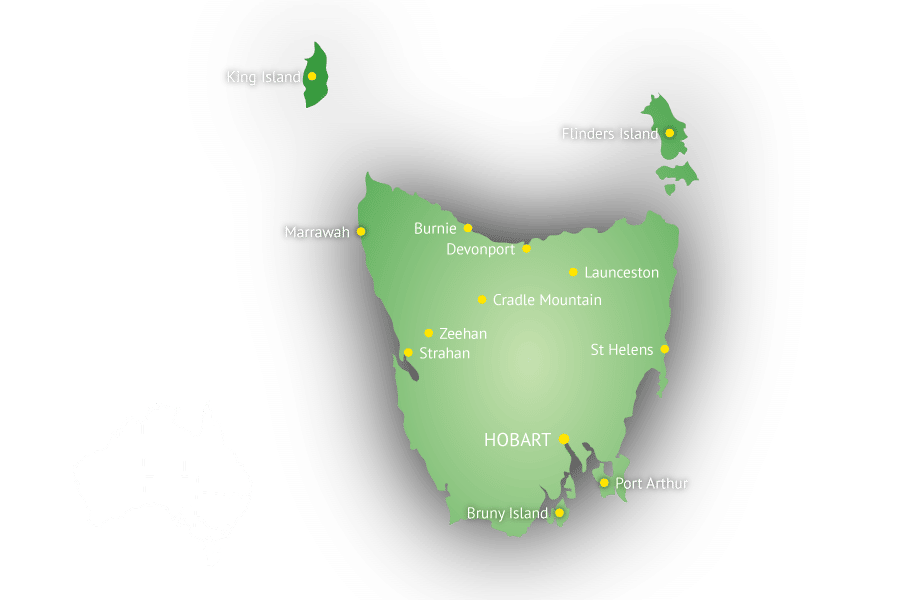 Australia state map