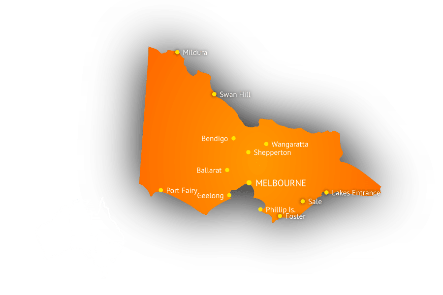 Australia state map