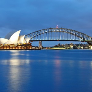 The Sydney Opera House and Harbour Sydney, Australia