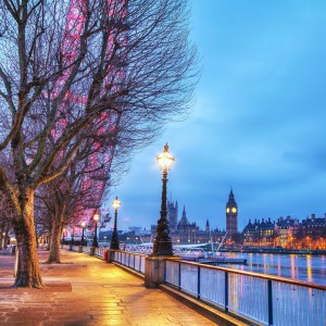 London river with Big Ben in the background