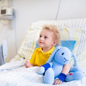 Child in hospital